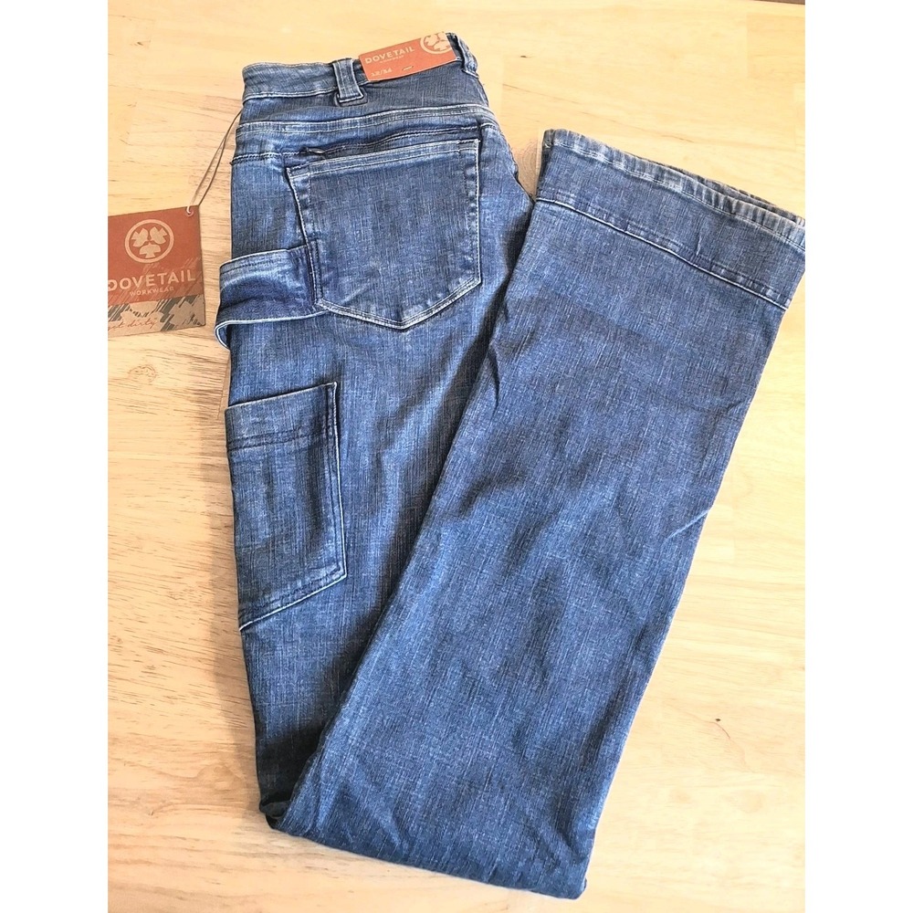 Dovetail Workwear DX BootCut denim Jeans Utility pants Size 12- 30x33 NWT
